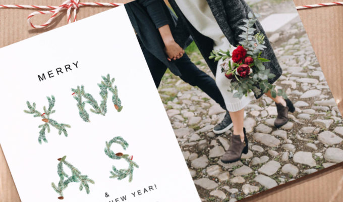 cottonbird kerstkaarten kerstkrans